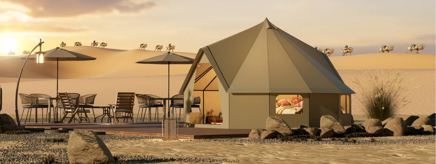 吉木萨尔县露营酒店帐篷产品